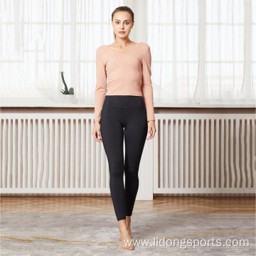 Custom Women Long Sleeve Yoga Gym Sets